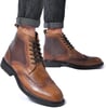 Arkbird Chelsea Ankle Boots for Men Genuine Leather Oxford Casual and Formal Dress Boot511 Brown