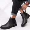 Arkbird Chelsea Ankle Boots for Men Genuine Leather Oxford Casual and Formal Dress BootBlack113