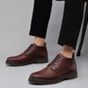 Arkbird Chelsea Ankle Boots for Men Genuine Leather Oxford Casual and Formal Dress BootDark Brown366