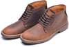 Chukka Boots Fashion and Comfort Casual Oxfords Ankle Lace Up BootDark Brown