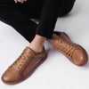 Fashion Sneakers Originals Casual Laceup Oxford Shoes for MenLight Yellow105