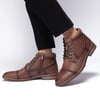 Mens Fashion Oxford Dress Boots Leather Chukka Ankle Boot Business Work Daily Shoes for MenKhakicoffee889