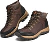 Mens Oil Full Grain Leather Boots Lightweight amp NonSlip Mid Ankle Boot for Outdoor Allmatch Fashion StyleCoffee716