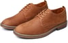 Mens Oxford Casual LaceUp Dress ShoesBrown