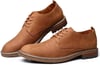 Mens Oxford Casual LaceUp Dress ShoesBrown