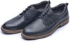 Mens Oxford Casual LaceUp Dress ShoesPlaintoe Black