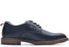 Mens Oxford Casual LaceUp Dress ShoesPlaintoe Black