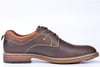 Mens Oxford Casual LaceUp Dress ShoesPlaintoe Coffee