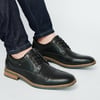 Mens Oxford Dress Shoes Classic Fashion Genuine Leather Business Work Shoe for MenBlack807