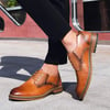 Mens Oxford Dress Shoes Classic Fashion Genuine Leather Business Work Shoe for MenBrown 815