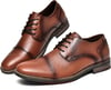 Mens Oxford Dress Shoes Classic Fashion Genuine Leather Business Work Shoe for MenBrown316