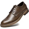 Mens Oxford Casual LaceUp Dress ShoesKhaki3168