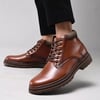 Arkbird Chelsea Ankle Boots for Men Genuine Leather Oxford Casual and Formal Dress BootDark Brown365