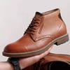 Chukka Boots Fashion and Comfort Casual Oxfords Ankle Lace Up BootLightbrown