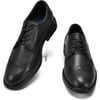 Mens Oxford Casual LaceUp Dress ShoesBlack333