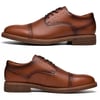 Mens Oxford Casual LaceUp Dress ShoesBrown370