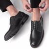 Mens Oxford Dress Shoes Classic Fashion Genuine Leather Business Work Shoe for MenBlack815