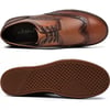 Mens Oxford Dress Shoes Classic Fashion Genuine Leather Business Work Shoe for MenYellow Brownp962