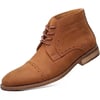 Chukka Boots Fashion and Comfort Casual Oxfords Ankle Lace Up BootDark Brown20587