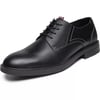 Mens Oxford Dress Shoes Classic Fashion Genuine Leather Business Work Shoe for MenBlack815