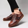 Fashion Sneakers Originals Casual Laceup Oxford Shoes for Men WhiteBrown1111