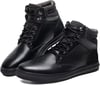 Arkbird Casual Sneaker Shoes Laceup Leather Chukka Boots for Men817black