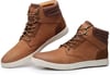 Arkbird Casual Sneaker Shoes Laceup Leather Chukka Boots for Men817brown