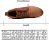 Arkbird Casual Sneaker Shoes Laceup Leather Chukka Boots for Men817brown