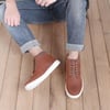 Arkbird Casual Sneaker Shoes Laceup Leather Chukka Boots for Men98tan