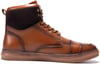 Arkbird Casual Sneaker Shoes Laceup Leather Chukka Boots for MenDark Brown1166