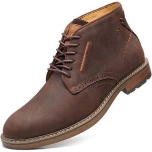 Chukka Boots Fashion and Comfort Casual Oxfords Ankle Lace Up BootCoffee