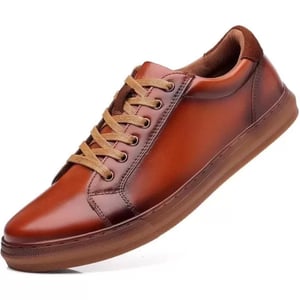 Fashion Sneakers Originals Casual Laceup Oxford Shoes for MenBrown103