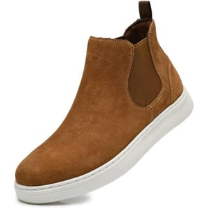 Arkbird Casual Sneaker Shoes Laceup Leather Chukka Boots for MenBrown713