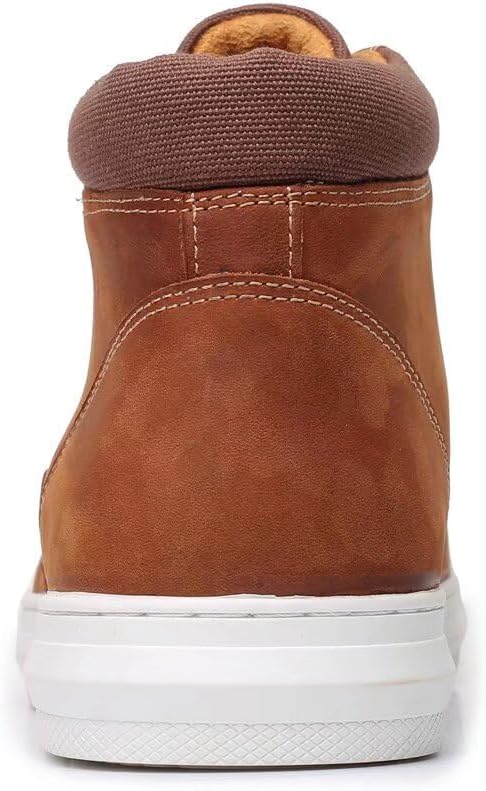 Arkbird Casual Sneaker Shoes Laceup Leather Chukka Boots for Men98tan