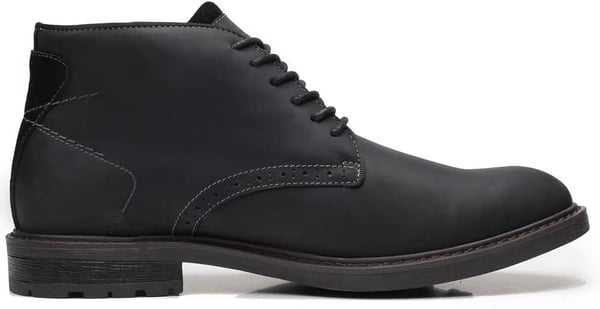 Chukka Boots Fashion and Comfort Casual Oxfords Ankle Lace Up BootBlack