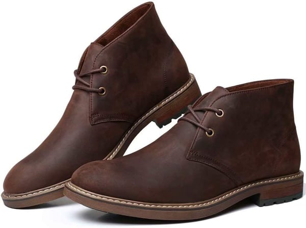 Chukka Boots Fashion and Comfort Casual Oxfords Ankle Lace Up BootStylebcoffee