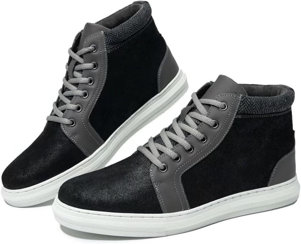 Arkbird Casual Sneaker Shoes Laceup Leather Chukka Boots for MenBlacksuede363