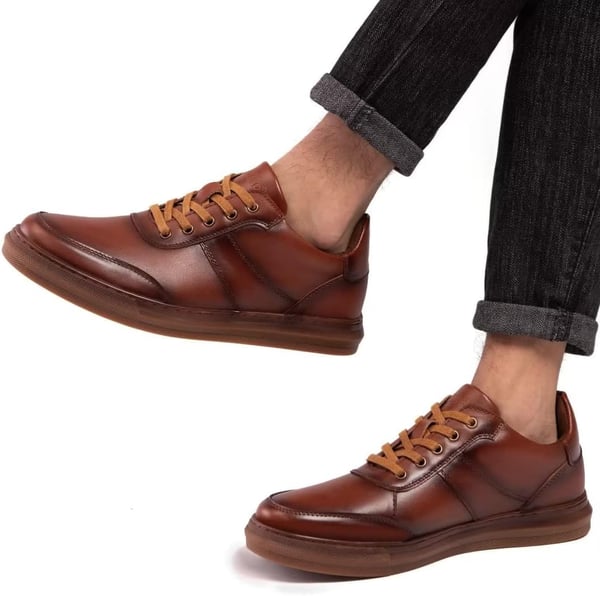 Fashion Sneakers Originals Casual Laceup Oxford Shoes for MenBrown112