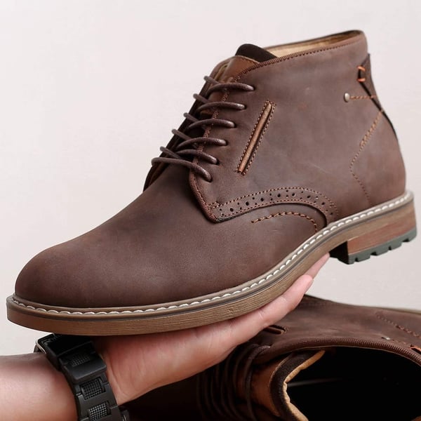 Chukka Boots Fashion and Comfort Casual Oxfords Ankle Lace Up BootCoffee