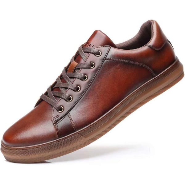 Fashion Sneakers Originals Casual Laceup Oxford Shoes for MenDark Brownb