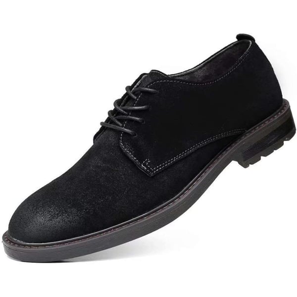 Mens Oxford Casual LaceUp Dress ShoesBlack