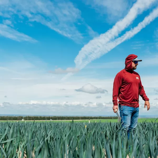 Men’s Farm Pro Breathable Performance Hoodie, Lightweight All-Season Hooded Sun Shirt with UPF50 Sun Protection
