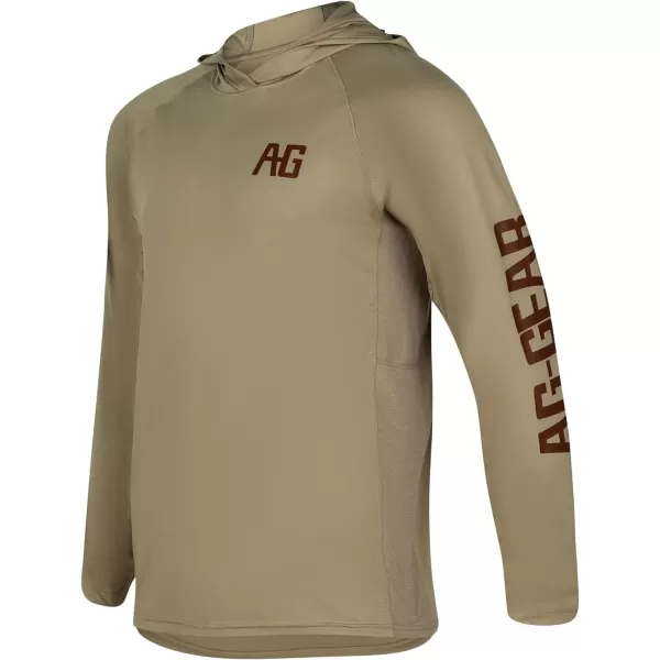 Men’s Farm Pro Breathable Performance Hoodie, Lightweight All-Season Hooded Sun Shirt with UPF50 Sun Protection