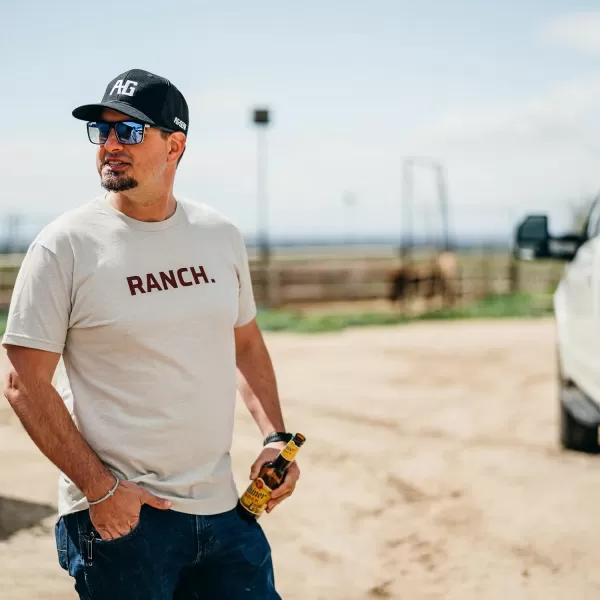 Men’s Graphic Tee, Men’s Agricultural Workwear Western T-Shirt