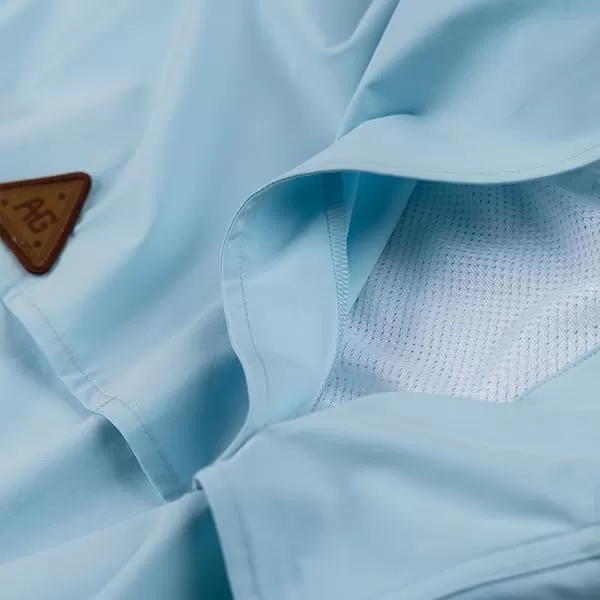 Men's Long Sleeve Hay Baler Button Down Shirt, Breathable Performance Work Shirt for Farmers and Ranchers with UPF30