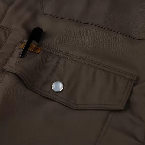 Men's Long Sleeve Stockyard Button Down Shirt, Breathable Performance Work Shirt for Farmers and Ranchers with UPF30