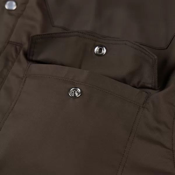 Men's Long Sleeve Stockyard Button Down Shirt, Breathable Performance Work Shirt for Farmers and Ranchers with UPF30