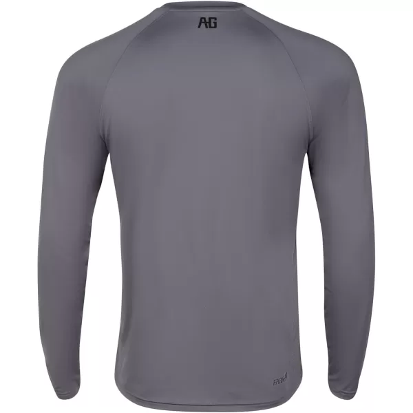 Men’s Performance Long Sleeve Shirt, Men’s Agricultural Workwear Breathable Shirt with UPF30 Sun Protection