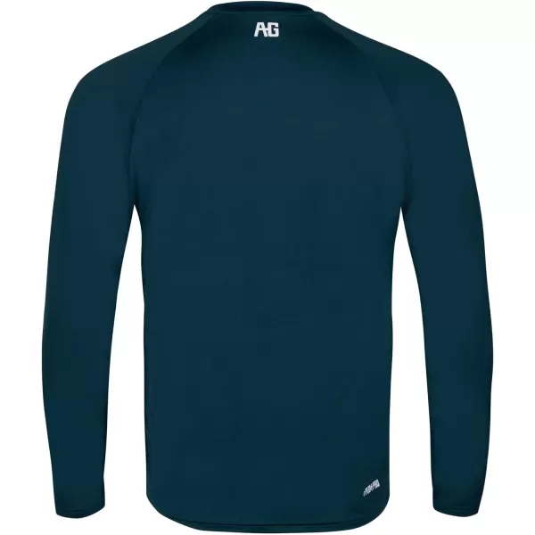 Men’s Performance Long Sleeve Shirt, Men’s Agricultural Workwear Breathable Shirt with UPF30 Sun Protection