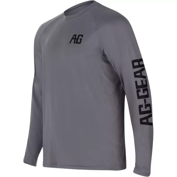 Men’s Performance Long Sleeve Shirt, Men’s Agricultural Workwear Breathable Shirt with UPF30 Sun Protection